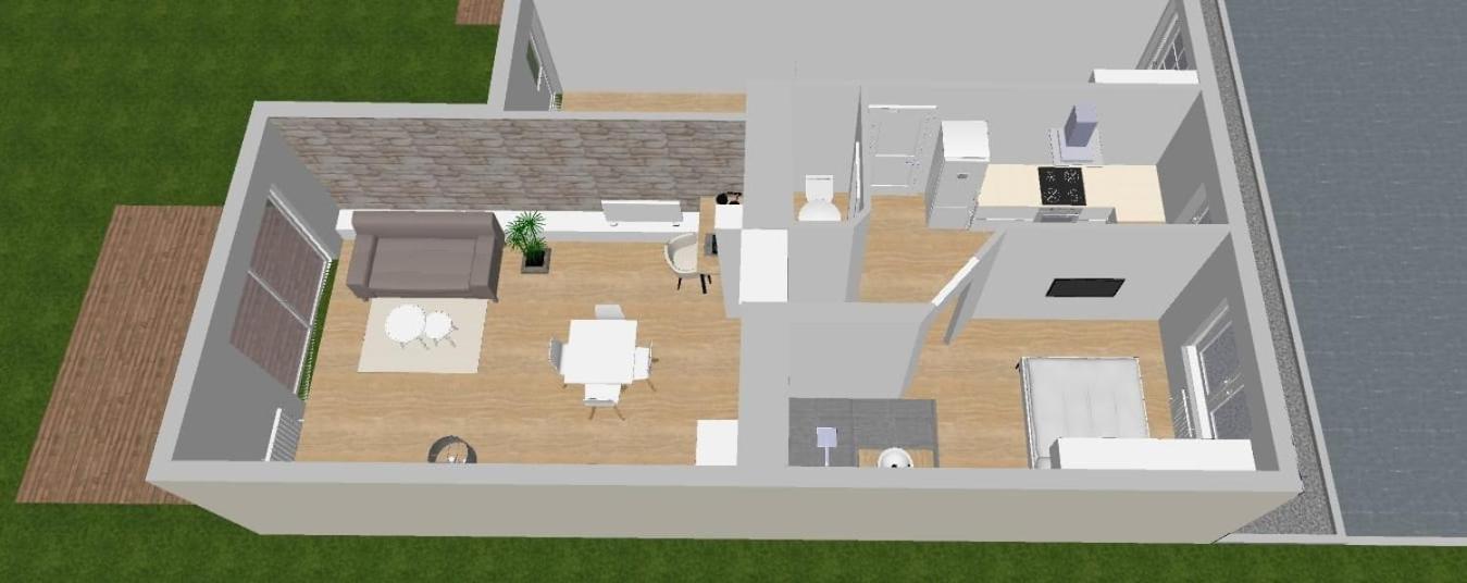 Le P'Tit Boheme, Terrasse Privative. Apartment Lanester Bagian luar foto